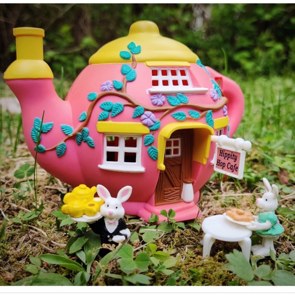 Vintage Teeny Weeny Teapot Hippity Hop Cafe 1995 Vivid Imaginations Retro Toys - Picture 1 of 8